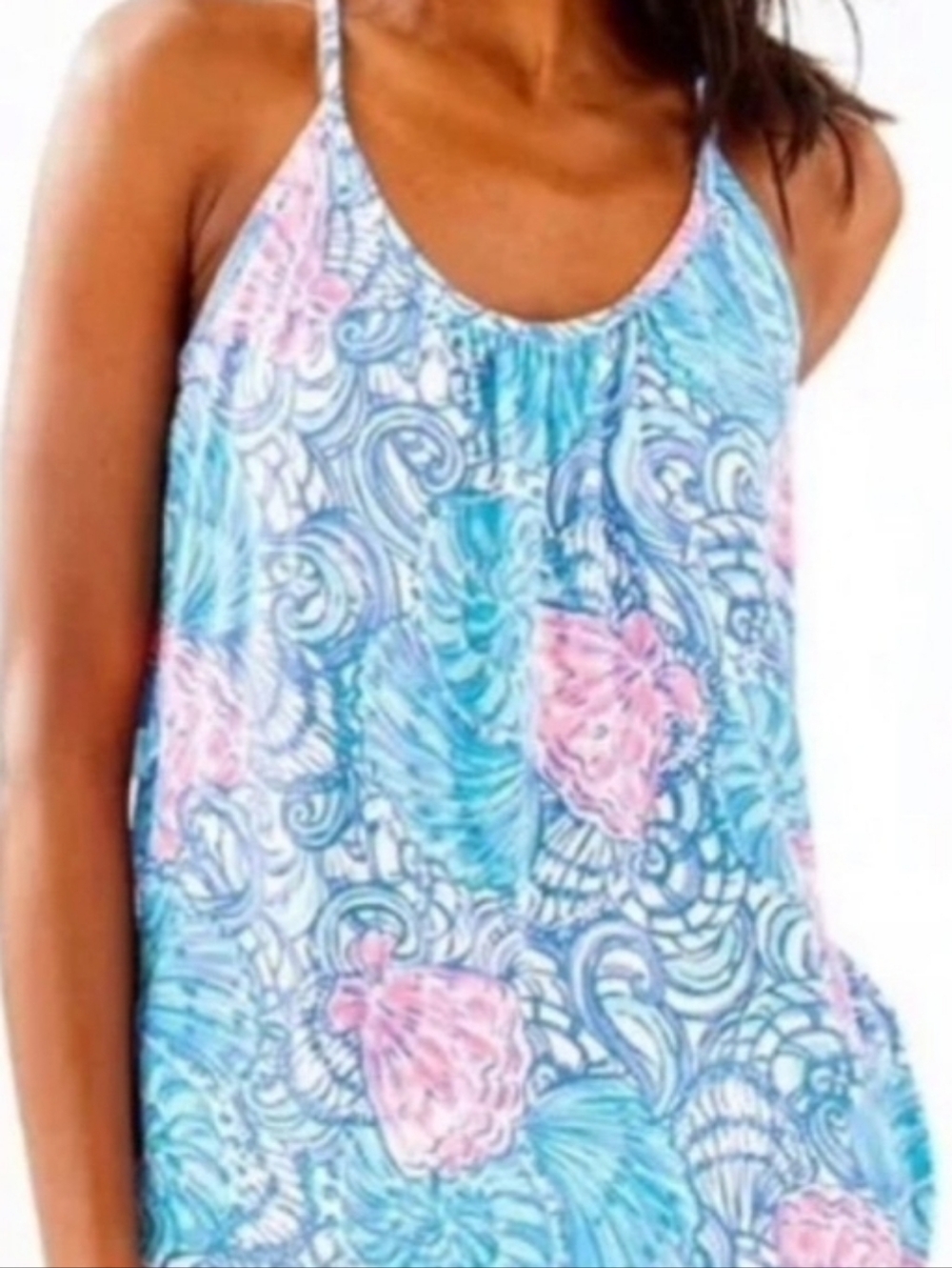 Lilly Pulitzer Lacy Tank Top Raising Shell